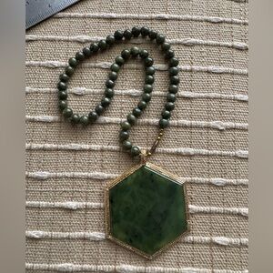 Swoboda vintage pendent preowned, will include a vintage stone necklace